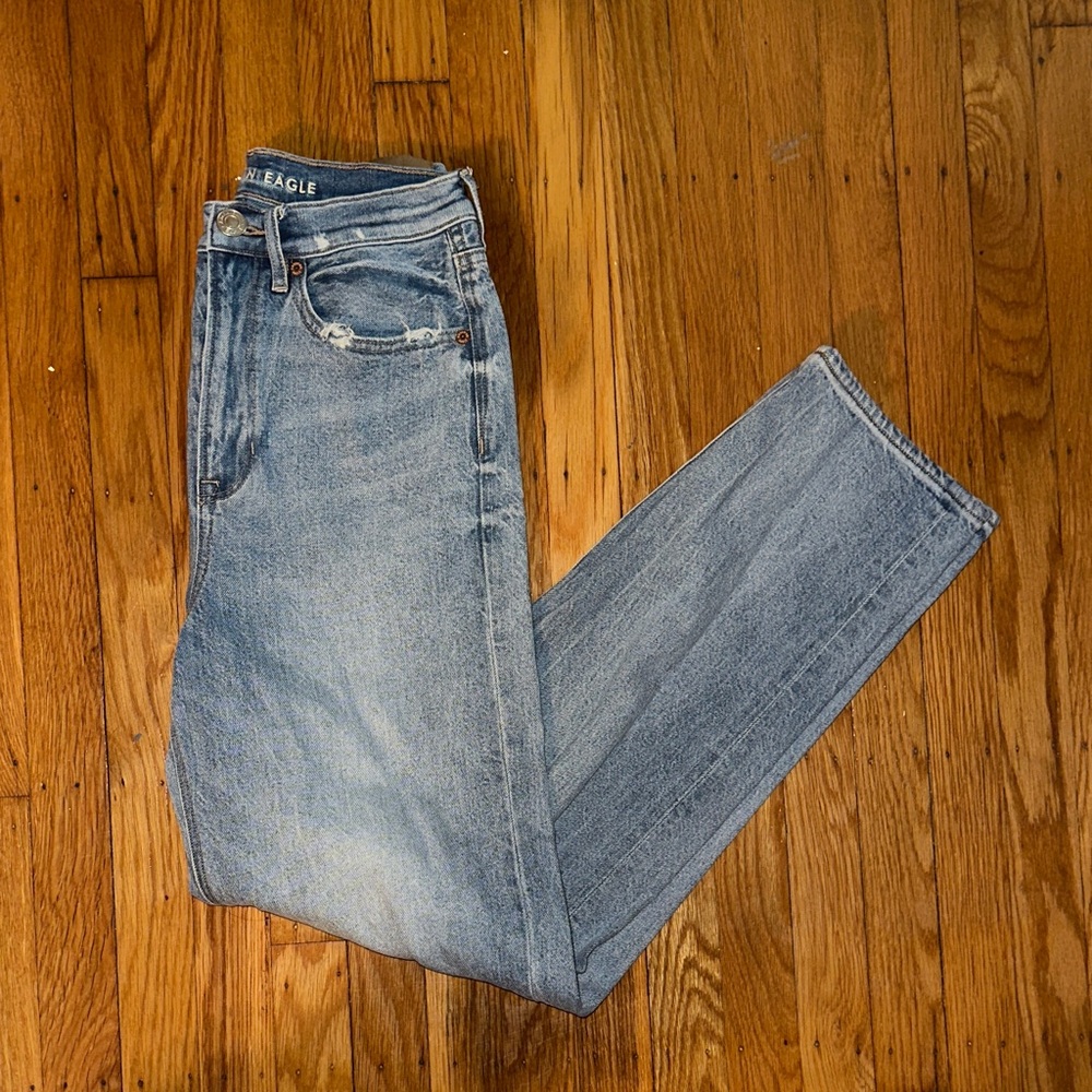 American eagle baggy high rise jeans